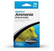 Тест для воды Seachem MultiTest: Ammonia на аммоний, 75 шт – купить по низкой цене