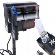 Навесной биологический кассетный фильтр-водопад SunSun СBG-800 со скимером и UV стерилизатором 5W, насос 8W (800л/ч, акв. 75-190л) – купить по низкой цене