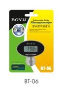Термометр цифровой BOYU BT-06 с ж/к дисплеем овальный (крепление присоской к стеклу)