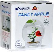 Аквариум для петушка AquaSyncro FA-18 fancy apple 1,8L (грунт, растение)