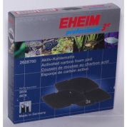Губка угольная для фильтра Eheim Professional 3е 2076,2078,2178, 3 штуки