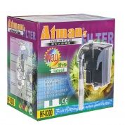 Фильтр рюкзачный Atman HF-0300 для аквариумов до 40 л, 290 л/ч, 3,5W (черный корпус)