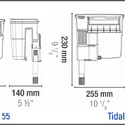 Фильтр рюкзачный Seachem Tidal 35, 675 л/ч для аквариума до 160л