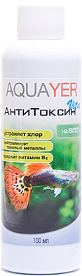 Кондиционер для воды Aquayer АнтиТоксин Vita, 100 мл