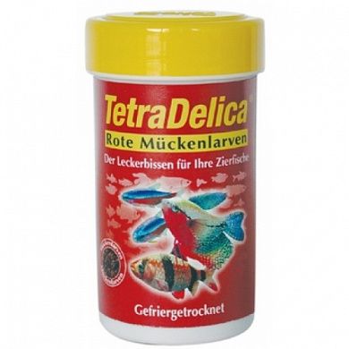 Корм для рыб Tetra Delica Rote Muckenlarven 100мл