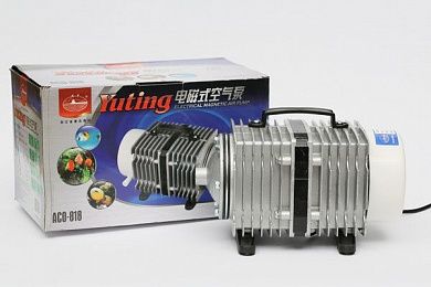 Компрессор Sunsun ACO-818 Electrical Magnetic AC 385W (300л/мин), поршневый, алюминиевый корпус для рыбоводства, септиков и прудов