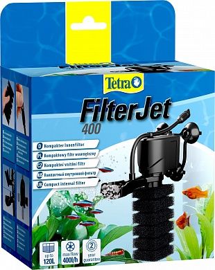 Фильтр внутренний Tetra FilterJet 400 компактный для аквариумов 50-120л, 400л/ч