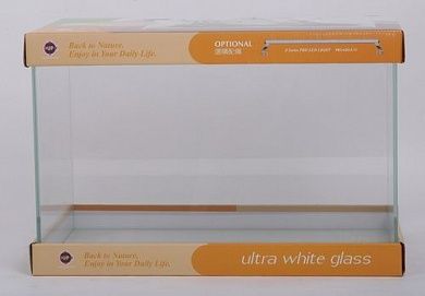 UpAqua Crystal Glass Tank L 45 Аквариум Ultra White 45х27х30 см (36 литров)