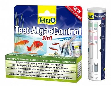 Tetra Test AlgaeControl 3 in1 PO4/NO3/KH полоски для пресной воды 25шт