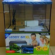 AQUAEL Аквариум LEDDY 60 XL D&N 72л – купить по низкой цене